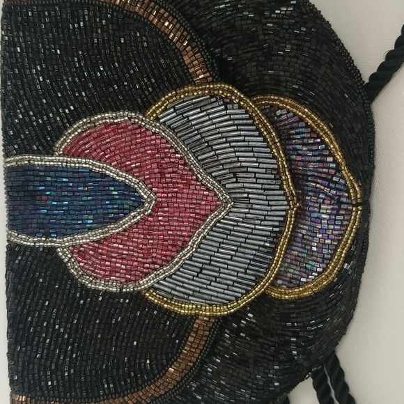 Vintage Beaded Evening Bag - Picture 3 of 10